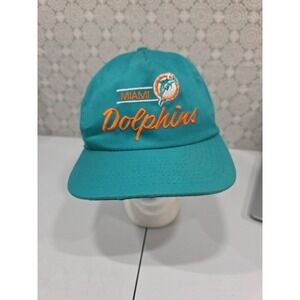 Miami Dolphins Snapback Hat Teal‎ Orange Embroidered NFL Football Logo Adult